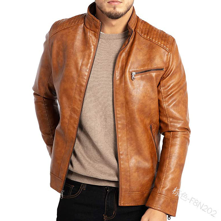 Chaqueta Biker Cuero Vintage Iron & Leather