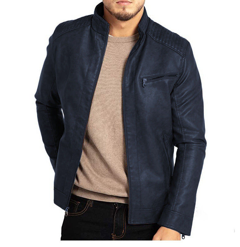 Chaqueta Biker Cuero Vintage Iron & Leather