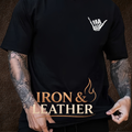 Camiseta Rock Retro Iron & Leather