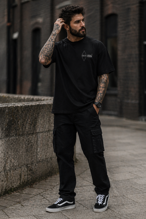 Camiseta Oversize “Fuck You” Black