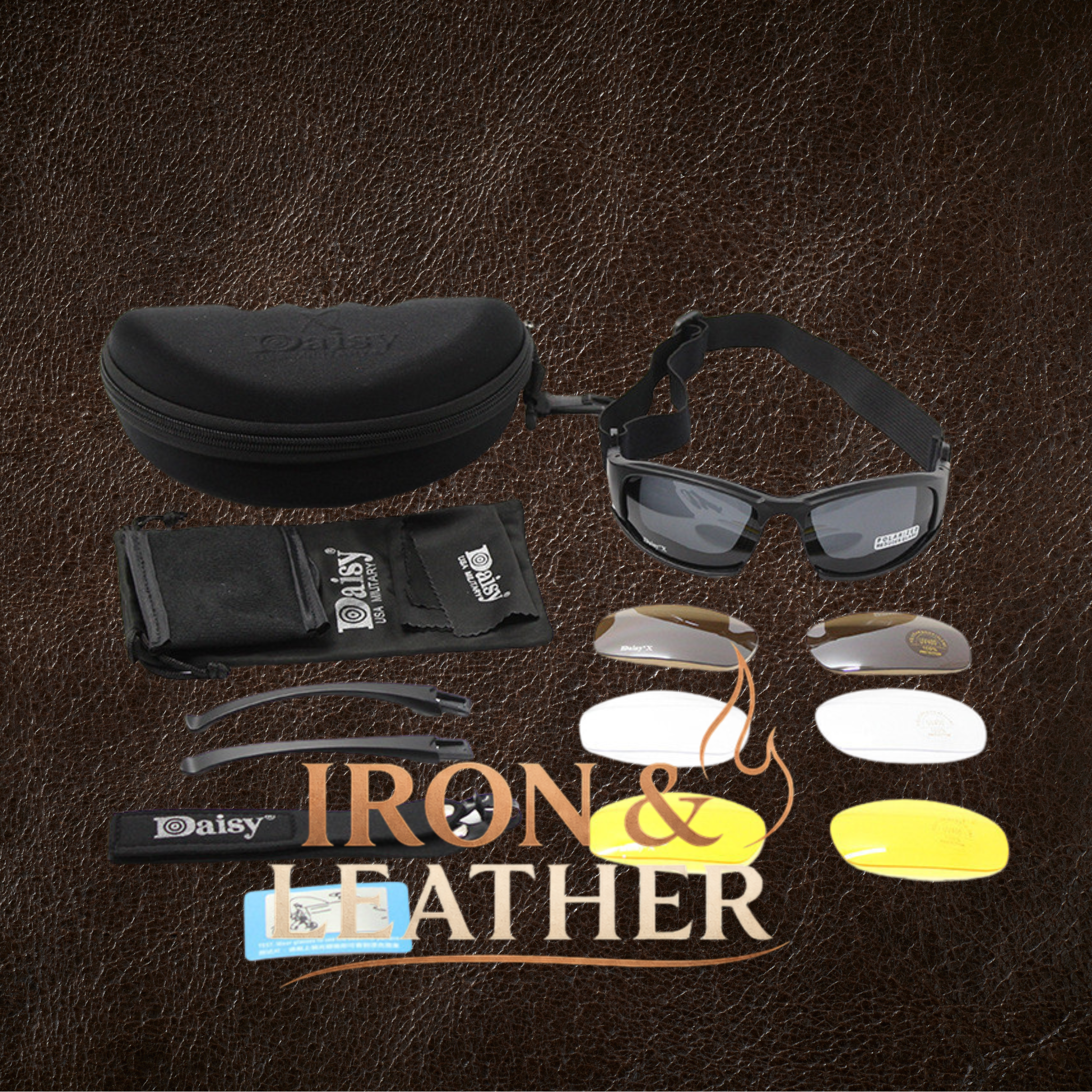 Gafas Moto Retro Iron & Leather