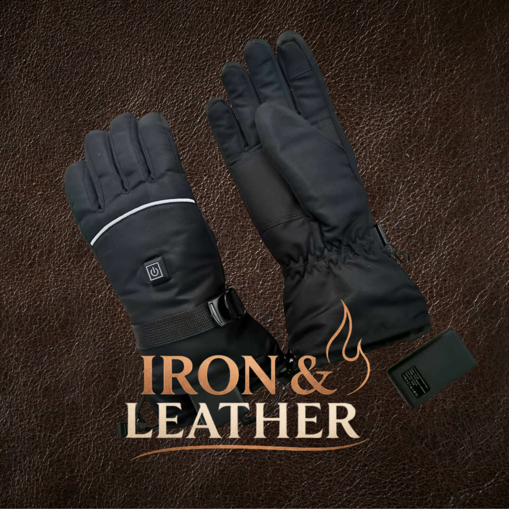 Guantes Calefactables Biker Iron & Leather