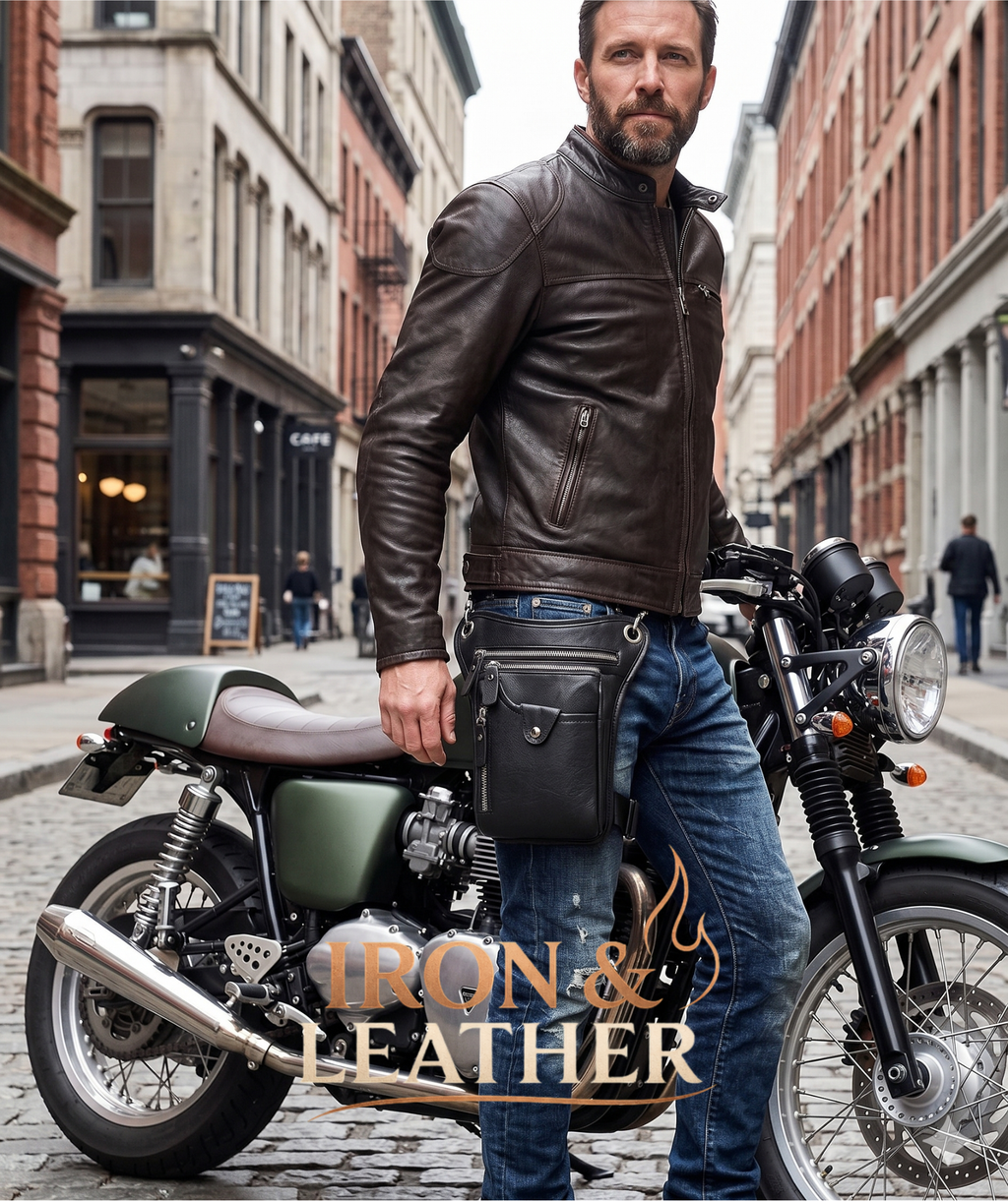 Pernera Motorista "Cruiser" – Estilo Vintage y Funcionalidad en Ruta